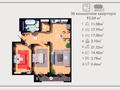 3-комнатная квартира · 93.4 м² · 3/12 этаж, 14-й мкр 33/2 — Возле ТЦ «Астана» 14 мкр. набережная за 39.5 млн ₸ в Актау — фото 3