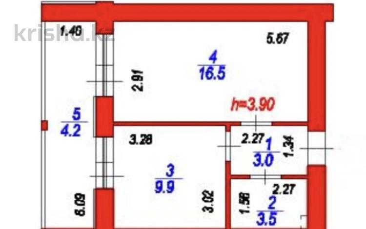 1-комнатная квартира · 38.7 м² · 1/12 этаж, ​Улица Шамши Калдаяков, 46 46 за 18.5 млн ₸ в Астане, Сарайшык р-н — фото 6
