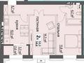 2-бөлмелі пәтер · 54 м² · 5/6 қабат, ​067-й учетный квартал 464/7, бағасы: 22 млн ₸ в Караганде, Алихана Бокейханова р-н — фото 8