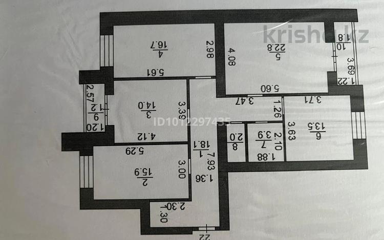 4-бөлмелі пәтер · 110 м² · 8/9 қабат, ул. Сабита Муканова 86, бағасы: 42 млн ₸ в Караганде — фото 2