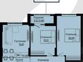 3-бөлмелі пәтер · 73 м² · 7/9 қабат, Улы Дала 28, бағасы: 63 млн ₸ в Астане, Нура р-н — фото 17