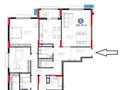 5-комнатная квартира · 184 м² · 8/9 этаж, Турар Рыскулов 3 — ВЫГОДНО!!! за 188 млн ₸ в Астане, Есильский р-н — фото 2