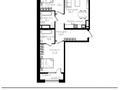3-комнатная квартира · 76.8 м² · 2/9 этаж, Ауэзова 3г — Гоголя за 76 млн ₸ в Алматы, Алмалинский р-н