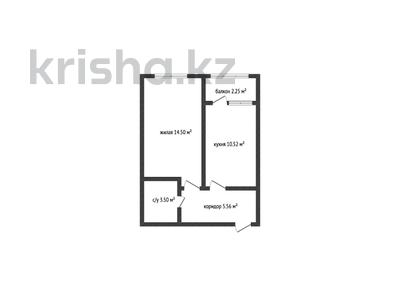 1-комнатная квартира · 36.4 м² · 3/5 этаж, Каирбекова за 13.8 млн ₸ в Костанае