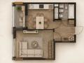 1-комнатная квартира · 35.24 м² · 12 этаж, Е 915 19 за ~ 34 млн ₸ в Астане, Есильский р-н — фото 3