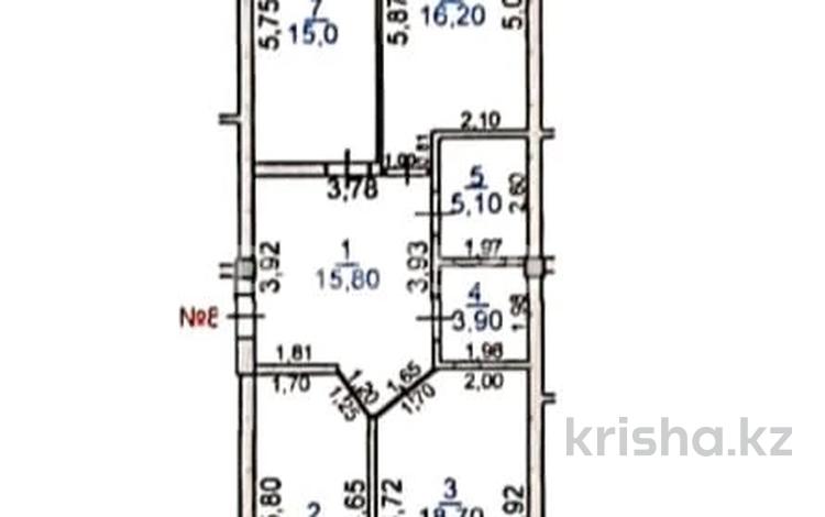 3-бөлмелі пәтер · 91 м² · 4/5 қабат, 13 мик. Байтерек 20 — Магазин Даулет, бағасы: 28 млн ₸ в Таразе — фото 2