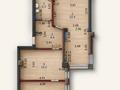 2-комнатная квартира · 67 м² · 3/6 этаж, мкр 12 32 — Бокенбай батыра-Санкибай батыра за 20 млн ₸ в Актобе — фото 9