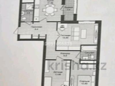 3-комнатная квартира, 80.47 м², 16/17 этаж, Туран за 38 млн 〒 в Астане, Есильский р-н