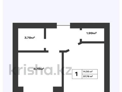 1-комнатная квартира · 37.8 м² · 5/6 этаж, Микрорайон 29а 1 за 9.5 млн ₸ в Актау