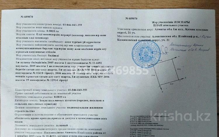 Жер телімі · 9 сотық, Атамекен 5, бағасы: 26 млн ₸ в Аскара Токпанова (Казцик) — фото 2