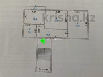 2-комнатная квартира · 70 м² · 2/3 этаж, Адгама Каримова 117 за 22 млн ₸ в Атырау