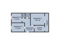 3-бөлмелі пәтер · 66.4 м² · 3/5 қабат, Абая 160, бағасы: 32.5 млн ₸ в Костанае — фото 2