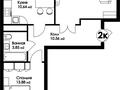 2-комнатная квартира, 60.09 м², 10 этаж, Нажимеденова 29 за ~ 19.2 млн 〒 в Астане, Алматы р-н — фото 3