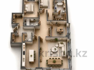 4-бөлмелі пәтер · 140 м² · 3/12 қабат, Турар Рыскулов 18, бағасы: 120 млн ₸ в Астане, Есильский р-н