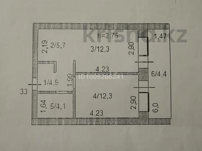 2-комнатная квартира · 43.7 м² · 4/5 этаж, Габдуллина 27 за 15.8 млн 〒 в Кокшетау