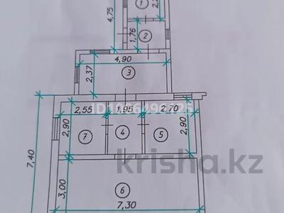 Часть дома · 3 комнаты · 42.8 м² · 9 сот., Жамбыл, ул. кунаева 21 — 2й дом от старой школы за 9.5 млн 〒 в Мичуринское