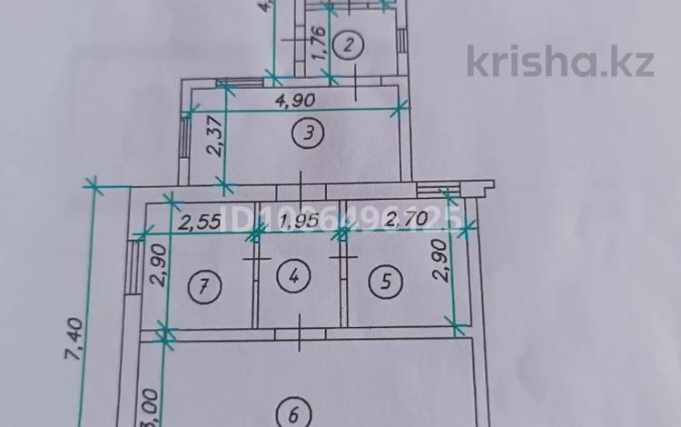 Часть дома · 3 комнаты · 42.8 м² · 9 сот., Жамбыл, ул. кунаева 21 — 2й дом от старой школы за 9.5 млн 〒 в Мичуринское — фото 2