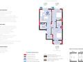 3-комнатная квартира · 79 м² · 6/12 этаж, Турар Рыскулов САМАЯ НИЗКАЯ ЦЕНА С ДВУМЯ САНУЗЛАМИ! РАСПАШОНКА! УСПЕЙТЕ! ШИКАРНАЯ КВАРТИРА 18 за 63 млн ₸ в Астане, Есильский р-н