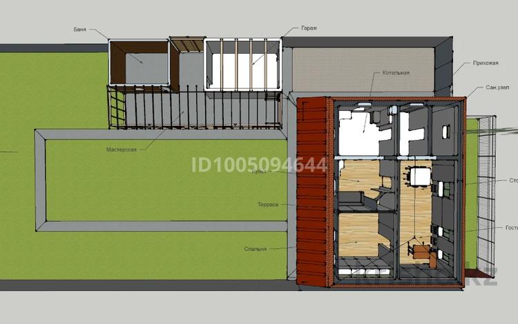 Отдельный дом · 4 комнаты · 90 м² · 6.5 сот., Мирный, 11 Загородняя 44 за 15.5 млн 〒 в Семее — фото 2
