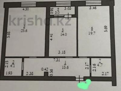 2-комнатная квартира · 87 м² · 3/5 этаж, мкр. Алтын орда за 22.5 млн 〒 в Актобе