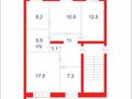 4-бөлмелі пәтер · 75.7 м² · 5/5 қабат, мкр Новый Город, Алиханова 37/3 — Семейный ресторан Pallermo; Карагандинский медицинский университет, бағасы: 38 млн ₸ в Караганде, Казыбек би р-н — фото 43