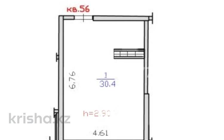 1-комнатная квартира · 30.4 м² · 8/9 этаж, мкр Кайрат 300/1 за 18.8 млн ₸ в Алматы, Турксибский р-н — фото 2