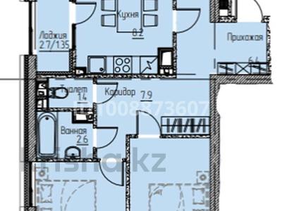 3-комнатная квартира · 73 м² · 5/9 этаж, Территория ПК Кунаева 189/1 за 48 млн 〒 в Алматы, Турксибский р-н