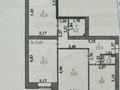 3-комнатная квартира, 74 м², 1/9 этаж, азербаева 10 — жумабаева за 24.5 млн 〒 в Астане, Алматы р-н — фото 11