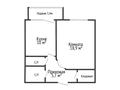 1-бөлмелі пәтер · 41.8 м² · 8/9 қабат, аэропорт 7, бағасы: 20 млн ₸ в Костанае — фото 2