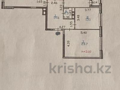 3-комнатная квартира, 103 м², 5/9 этаж, Бокейхана 48 за 65 млн 〒 в Астане, Есильский р-н