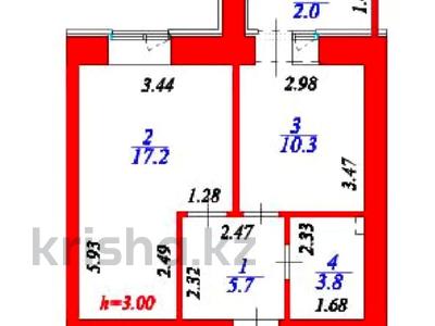 1-бөлмелі пәтер · 39 м² · 4/12 қабат, Чингиз Айтматов 65, бағасы: 18.5 млн ₸ в Астане, Нура р-н