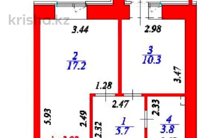 1-бөлмелі пәтер · 39 м² · 4/12 қабат, Чингиз Айтматов 65, бағасы: 18.5 млн ₸ в Астане, Нура р-н — фото 3