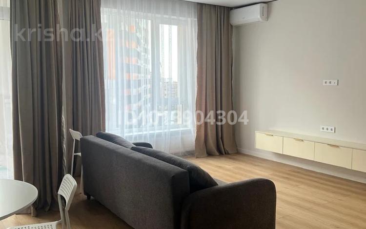 1-комнатная квартира · 43 м² · 12/16 этаж, Каныша Сатпаева 90/55Б за 350 000 ₸ в Алматы, Бостандыкский р-н — фото 2