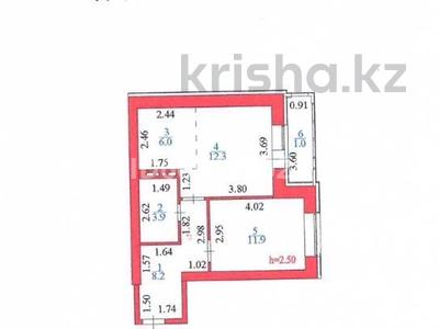 2-комнатная квартира, 44 м², 3/5 этаж, Кабанбай батыра 105 за 18.9 млн 〒 в Астане, Есильский р-н