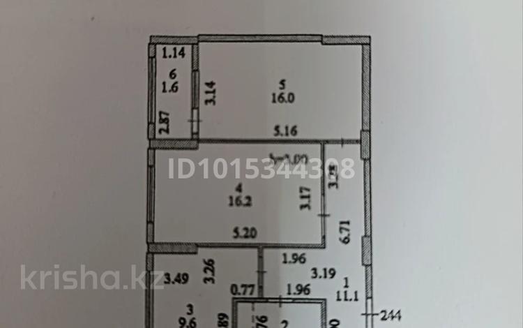 2-комнатная квартира · 58.2 м² · 5/12 этаж, Жубан Молдагалиев 9 за 36.4 млн ₸ в Астане, Нура р-н — фото 6