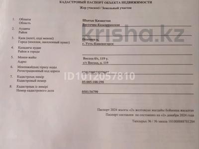 Участок · 12 соток, Баклажанная 119 — Дороги за 900 000 〒 в Усть-Каменогорске, Меновное