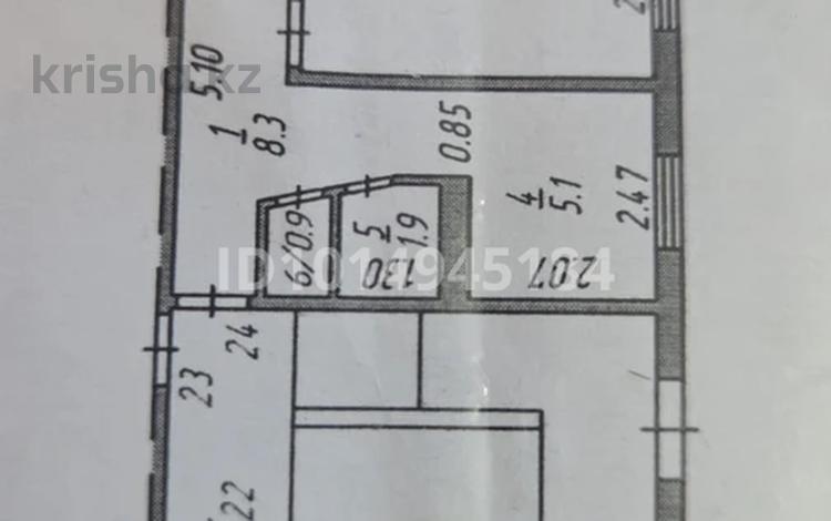 2-бөлмелі пәтер · 44 м² · 1/5 қабат, Пр Металлургов 10/4, бағасы: 10 млн ₸ в Темиртау — фото 2