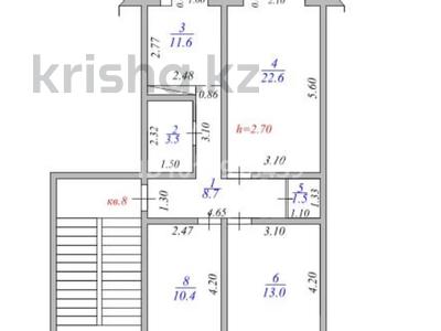 3-бөлмелі пәтер · 72 м² · 4/5 қабат, 6-й мкр 26, бағасы: 19 млн ₸ в Актау