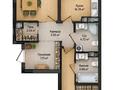 3-комнатная квартира · 93 м² · 5/9 этаж, Егизбаева 9/1 за 91 млн ₸ в Алматы, Бостандыкский р-н