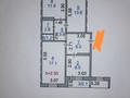 3-комнатная квартира, 69 м², 3/5 этаж, 7 мкр — Чкалова Арыстанбекова за 26 млн 〒 в Костанае — фото 2