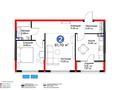 2-комнатная квартира · 60 м² · 6/6 этаж, мкр Гажайып 31 — Момышулы-Монке би за 350 000 ₸ в Алматы, Алатауский р-н