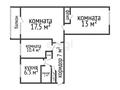 3-бөлмелі пәтер, 58.5 м², 3/5 қабат, Маяковского 110, бағасы: 24 млн 〒 в Костанае — фото 21