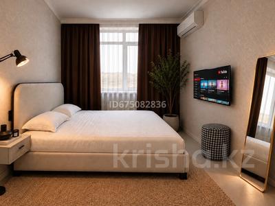 1-комнатная квартира · 40 м² · 17/18 этаж, Кабанбай батыра 49А — Бухар жырау рядом Ботанический сад, Стадион Астана арена, Барыс Арена, Назарбаев Университет за 15 000 ₸ в Есильский р-н