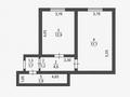 2-бөлмелі пәтер · 41 м² · 5/6 қабат, Жансугурова 4/3, бағасы: 13 млн ₸ в Астане, Алматы р-н — фото 2