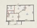 1-бөлмелі пәтер · 52 м² · 1/9 қабат, Самал 110, бағасы: 23 млн ₸ в Уральске — фото 7
