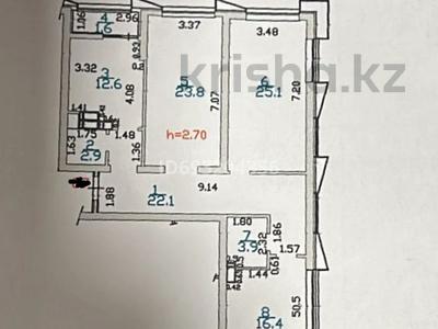 3-комнатная квартира, 108.4 м², 14/17 этаж, Розыбакиева 323А за 110 млн 〒 в Алматы, Бостандыкский р-н