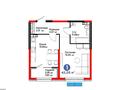 1-бөлмелі пәтер · 42 м² · 4/6 қабат, Тараз, бағасы: 33 млн ₸ в Алматы, Турксибский р-н — фото 2