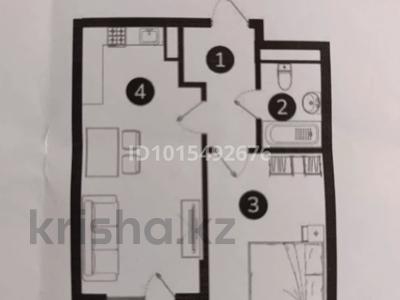 1-комнатная квартира · 47.16 м² · 3/7 этаж, Естай 39/3 за 25.2 млн ₸ в 