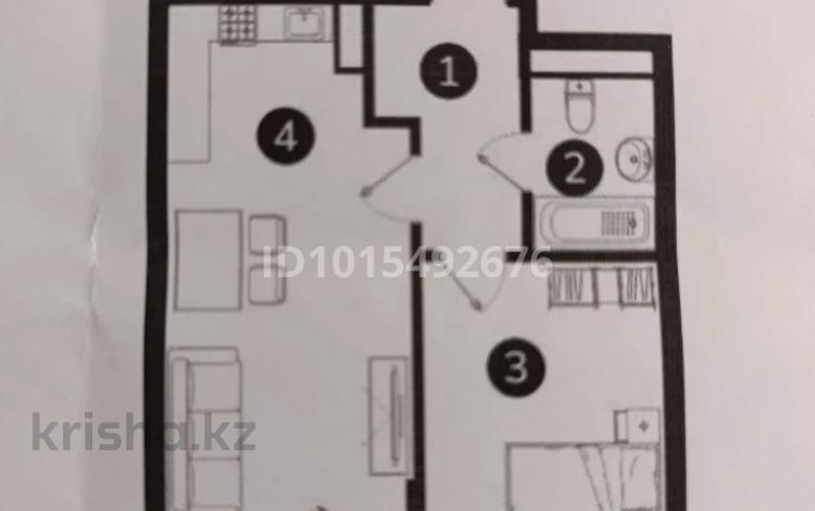 1-комнатная квартира · 47.16 м² · 3/7 этаж, Естай 39/3 за 25.2 млн ₸ в  — фото 3
