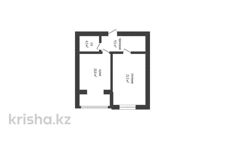 1-бөлмелі пәтер, 55.9 м², 2/5 қабат, мкр. Алтын орда, Мангилик Ел, бағасы: ~ 16.2 млн 〒 в Актобе, мкр. Алтын орда — фото 11